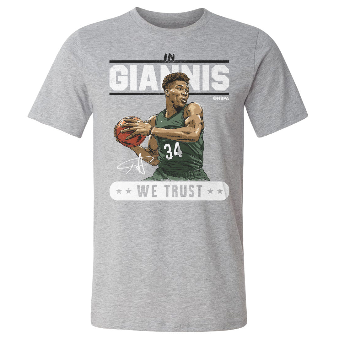 Giannis Antetokounmpo Men&#39;s Cotton T-Shirt | 500 LEVEL