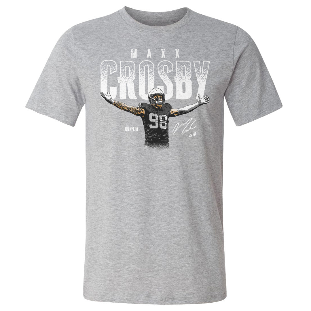 Maxx Crosby Men&#39;s Cotton T-Shirt | 500 LEVEL