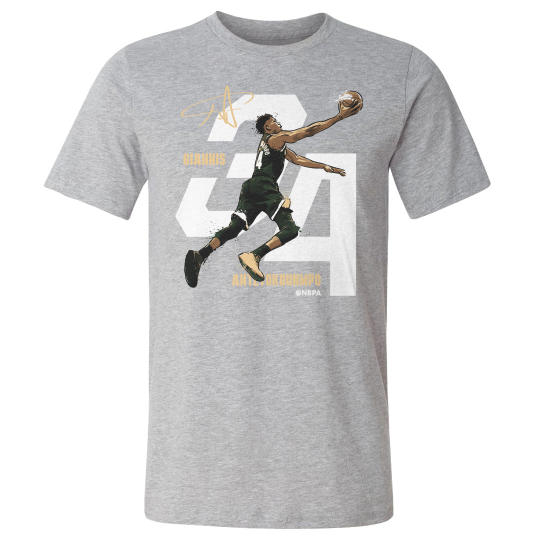 Giannis Antetokounmpo Men&#39;s Cotton T-Shirt | 500 LEVEL