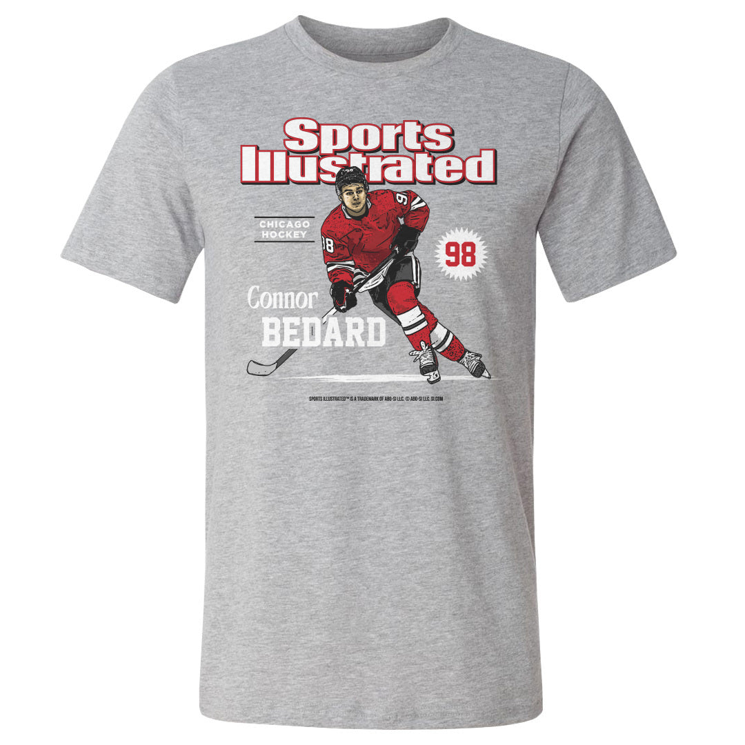 Connor Bedard Men&#39;s Cotton T-Shirt | 500 LEVEL