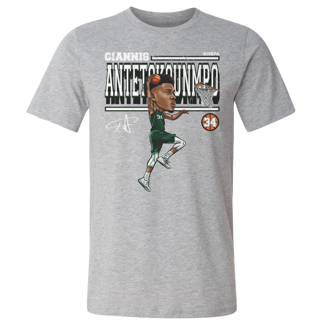 Giannis Antetokounmpo Men&#39;s Cotton T-Shirt | 500 LEVEL