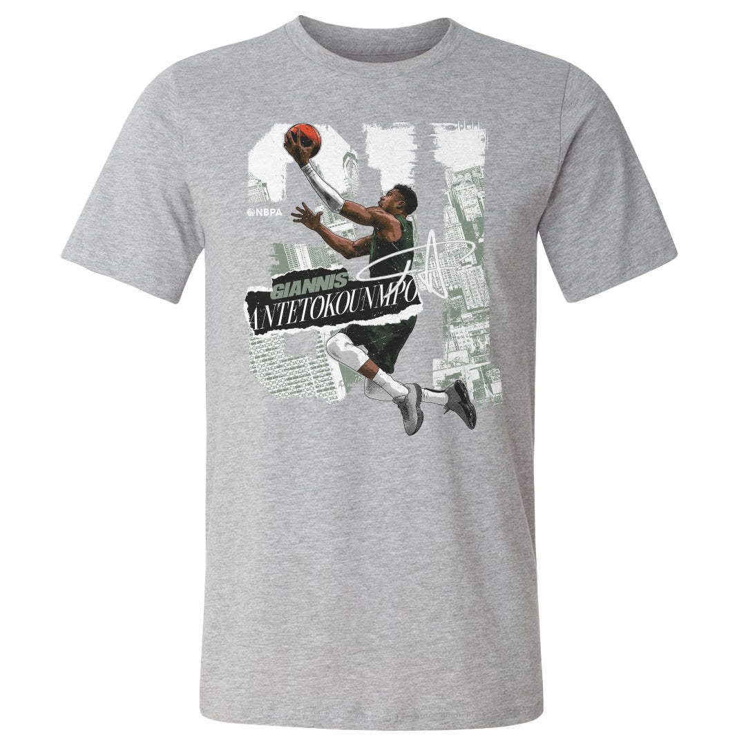 Giannis Antetokounmpo Men&#39;s Cotton T-Shirt | 500 LEVEL