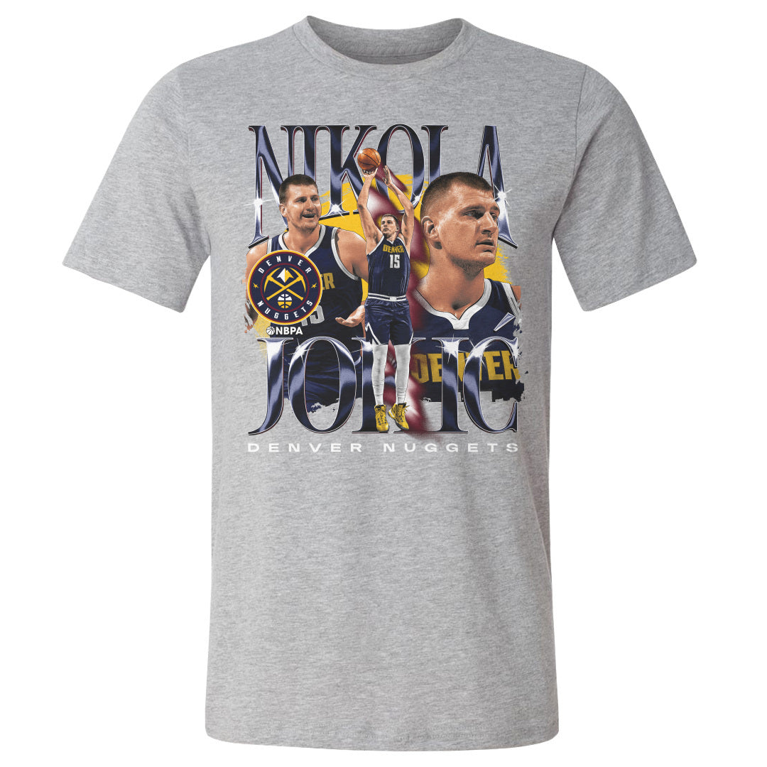 Nikola Jokic Men&#39;s Cotton T-Shirt | 500 LEVEL