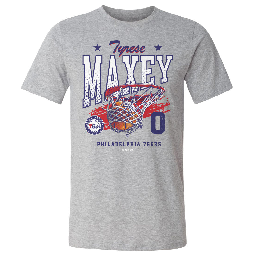 Tyrese Maxey Men&#39;s Cotton T-Shirt | 500 LEVEL