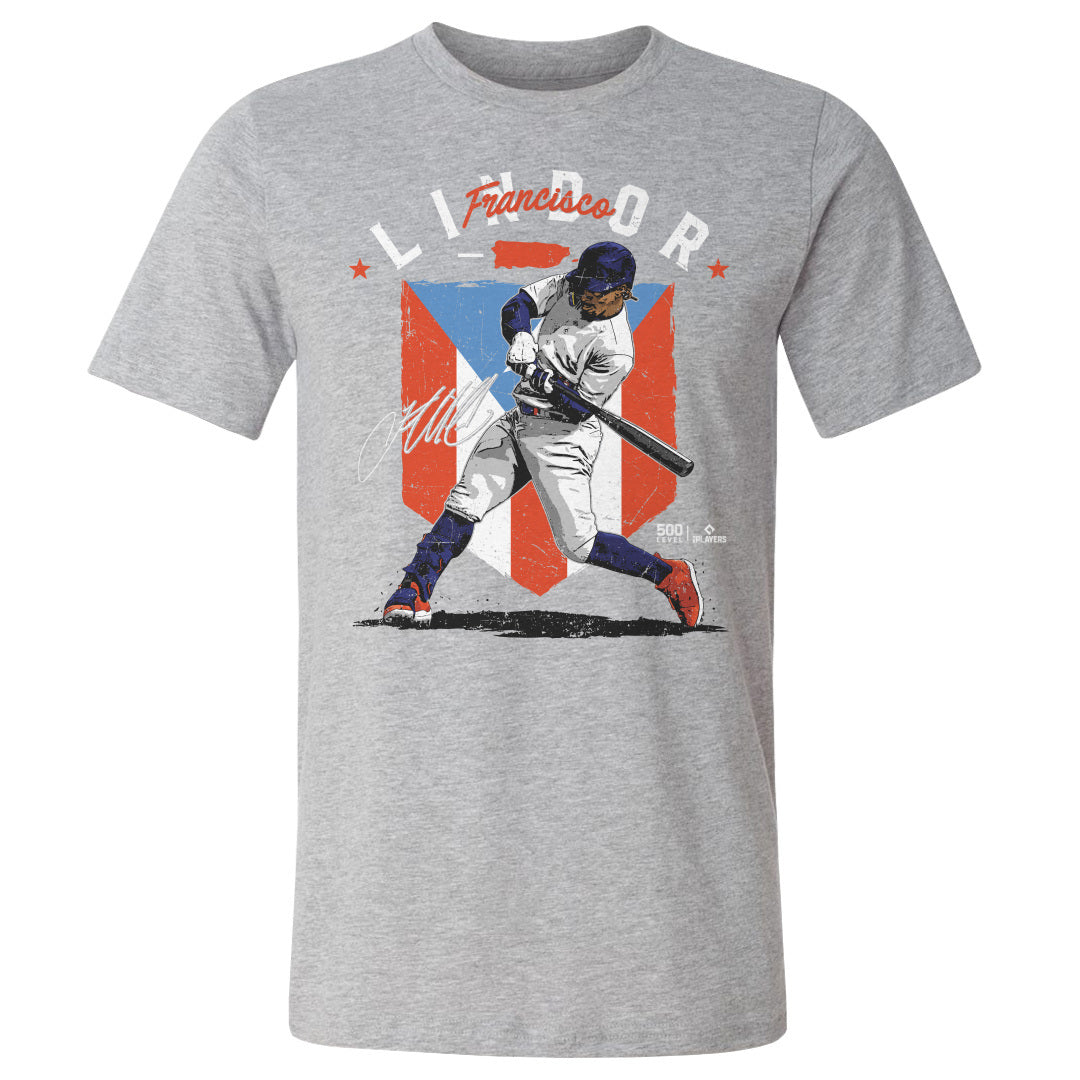 Francisco Lindor Men&#39;s Cotton T-Shirt | 500 LEVEL