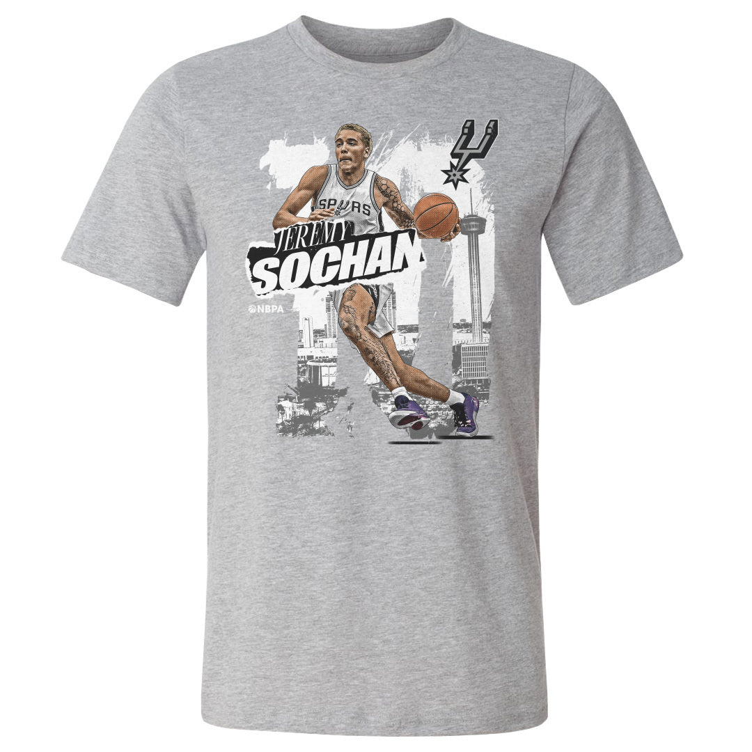 Jeremy Sochan Men&#39;s Cotton T-Shirt | 500 LEVEL