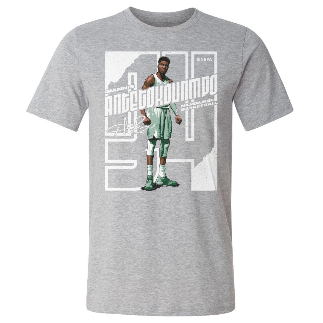 Giannis Antetokounmpo Men&#39;s Cotton T-Shirt | 500 LEVEL