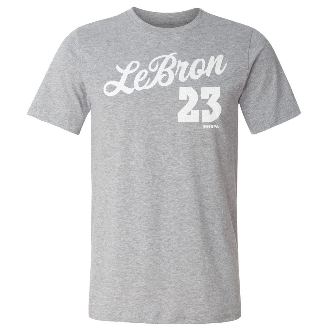 LeBron James Men&#39;s Cotton T-Shirt | 500 LEVEL