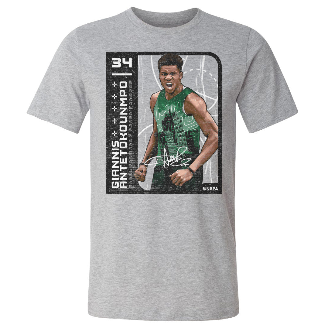 Giannis Antetokounmpo Men&#39;s Cotton T-Shirt | 500 LEVEL