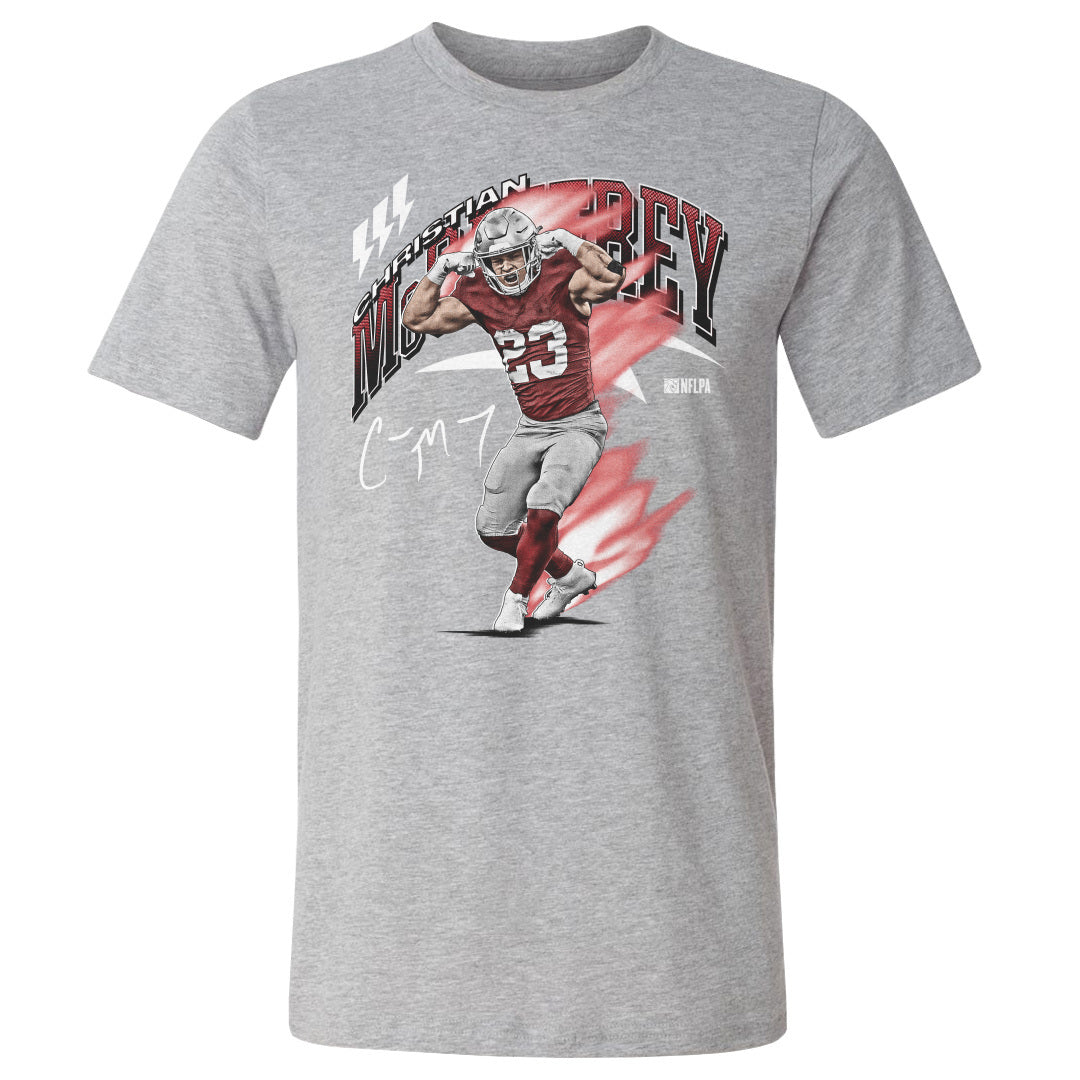 Christian McCaffrey Men&#39;s Cotton T-Shirt | 500 LEVEL