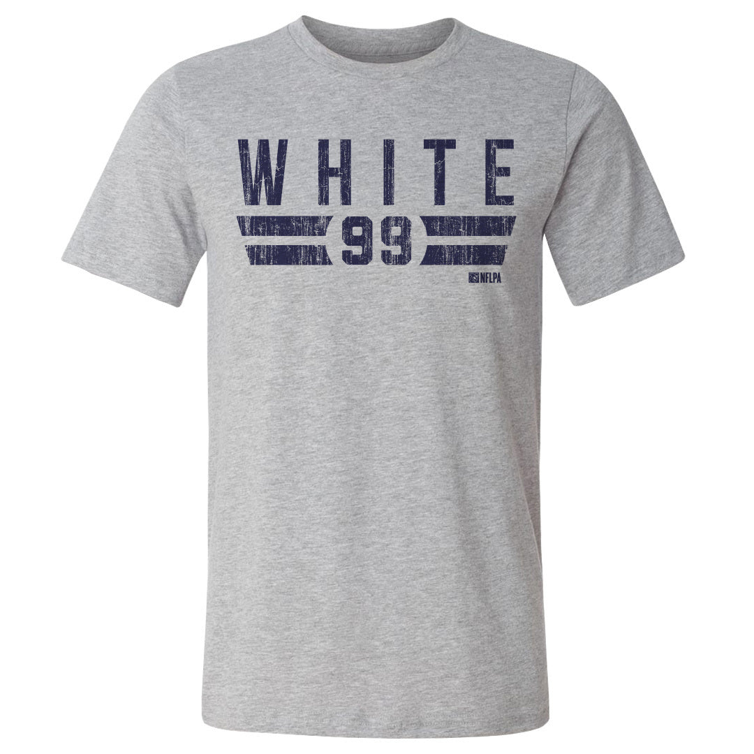 Keion White Men&#39;s Cotton T-Shirt | 500 LEVEL