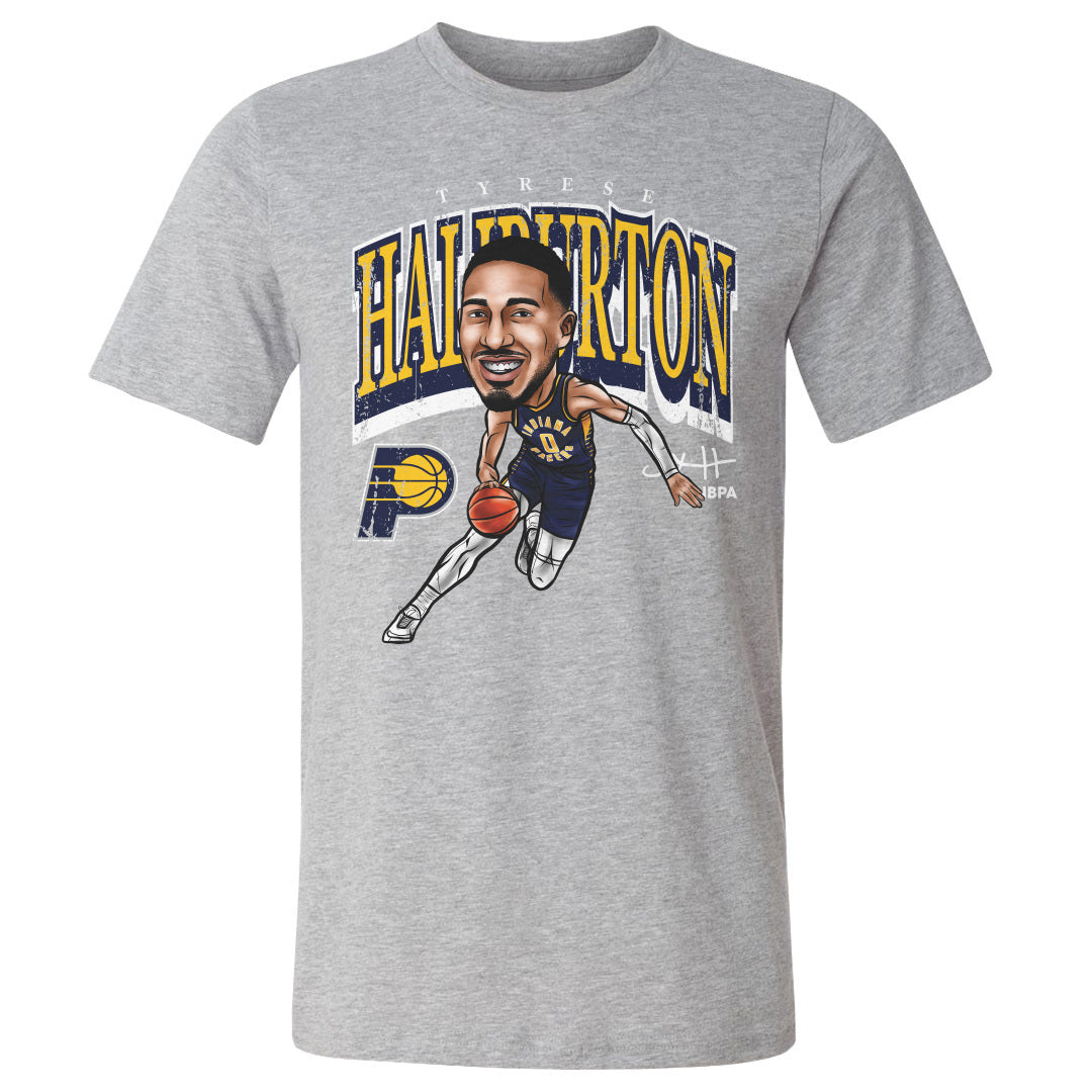 Tyrese Haliburton Men&#39;s Cotton T-Shirt | 500 LEVEL