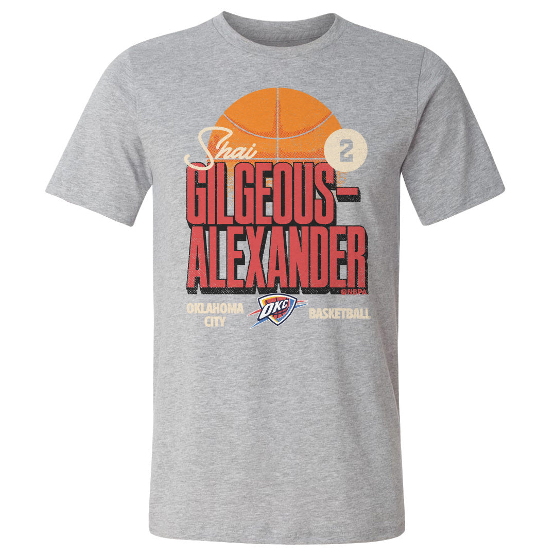 Shai Gilgeous-Alexander Men&#39;s Cotton T-Shirt | 500 LEVEL