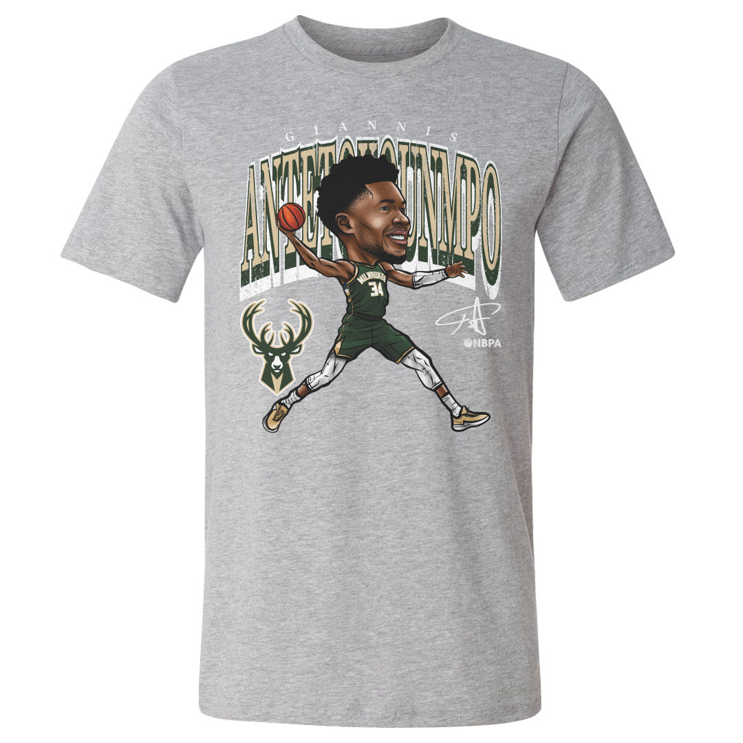 Giannis Antetokounmpo Men&#39;s Cotton T-Shirt | 500 LEVEL