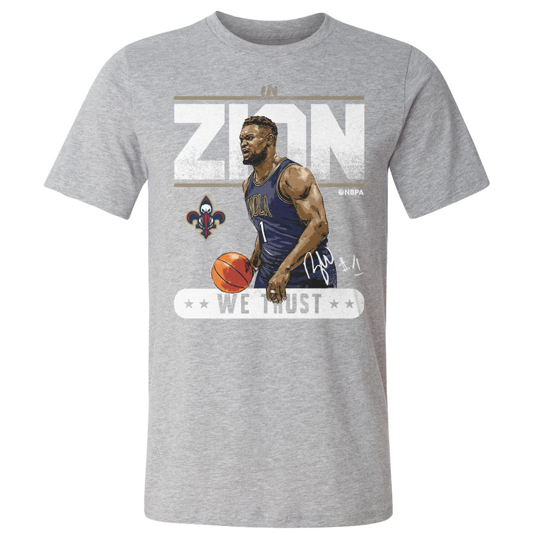 Zion Williamson Men&#39;s Cotton T-Shirt | 500 LEVEL