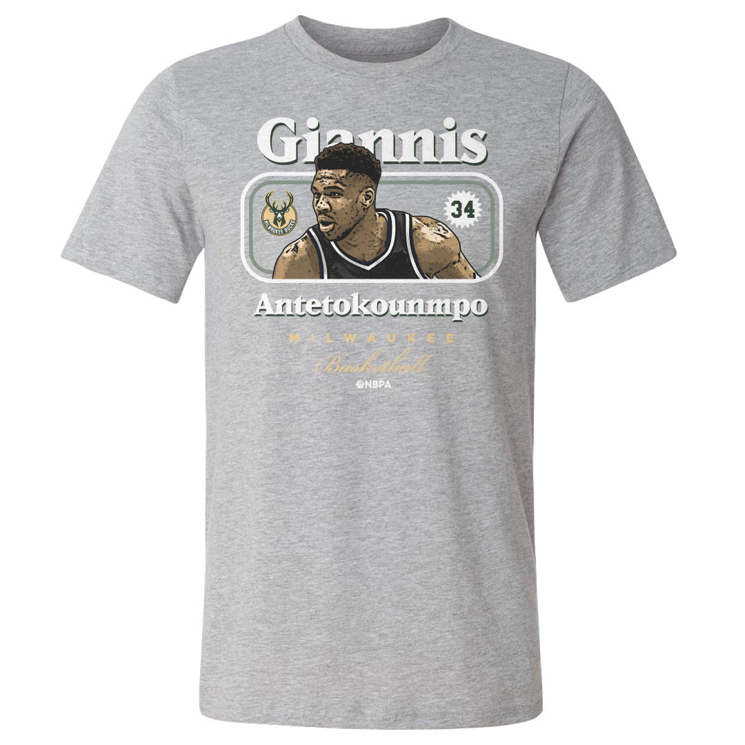 Giannis Antetokounmpo Men&#39;s Cotton T-Shirt | 500 LEVEL