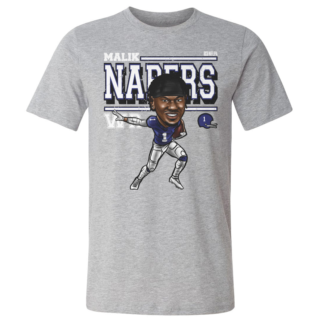 Malik Nabers Men&#39;s Cotton T-Shirt | 500 LEVEL