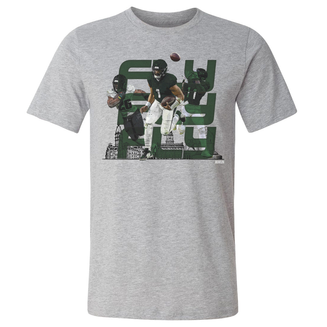 Jalen Hurts Men&#39;s Cotton T-Shirt | 500 LEVEL