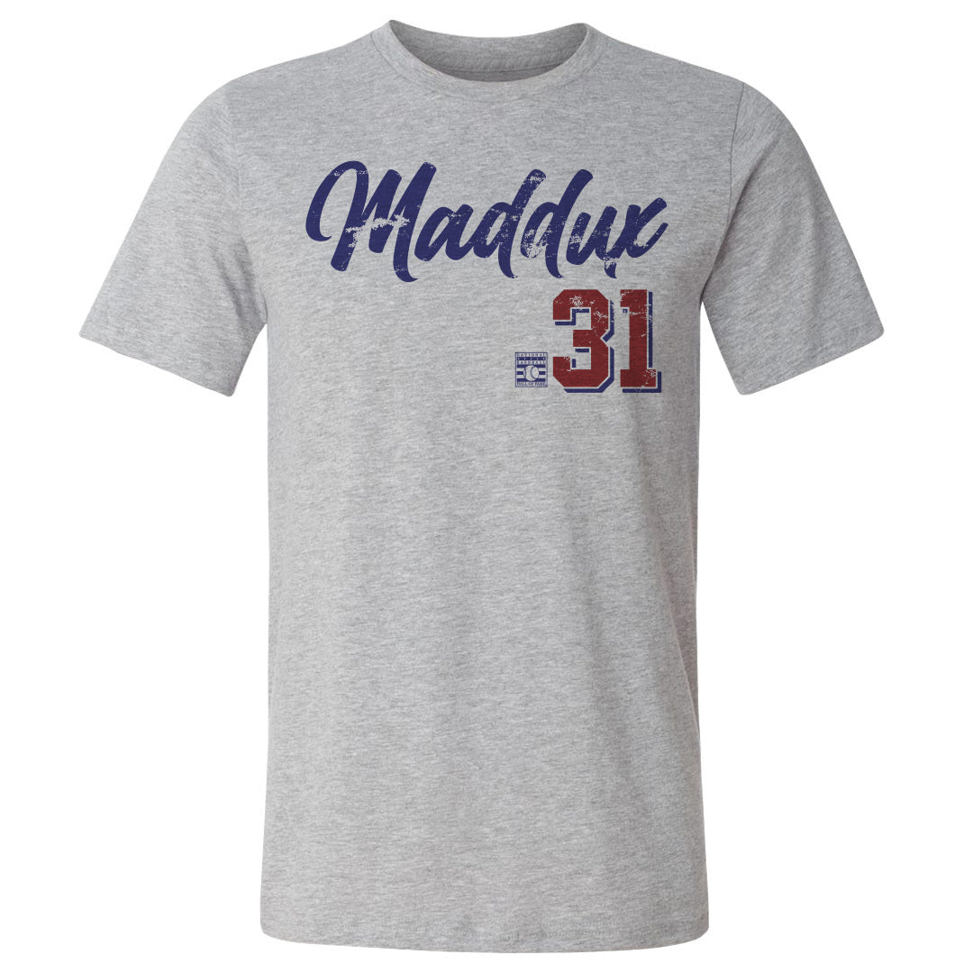 Greg Maddux Men&#39;s Cotton T-Shirt | 500 LEVEL