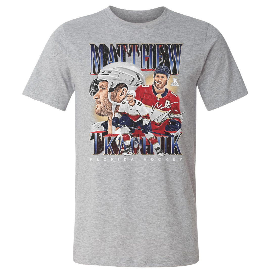 Matthew Tkachuk Men&#39;s Cotton T-Shirt | 500 LEVEL