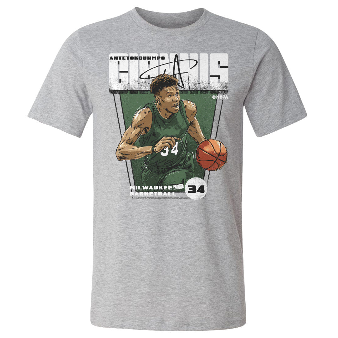 Giannis Antetokounmpo Men&#39;s Cotton T-Shirt | 500 LEVEL