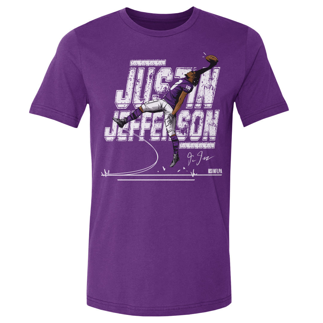 Justin Jefferson Men&#39;s Cotton T-Shirt | 500 LEVEL