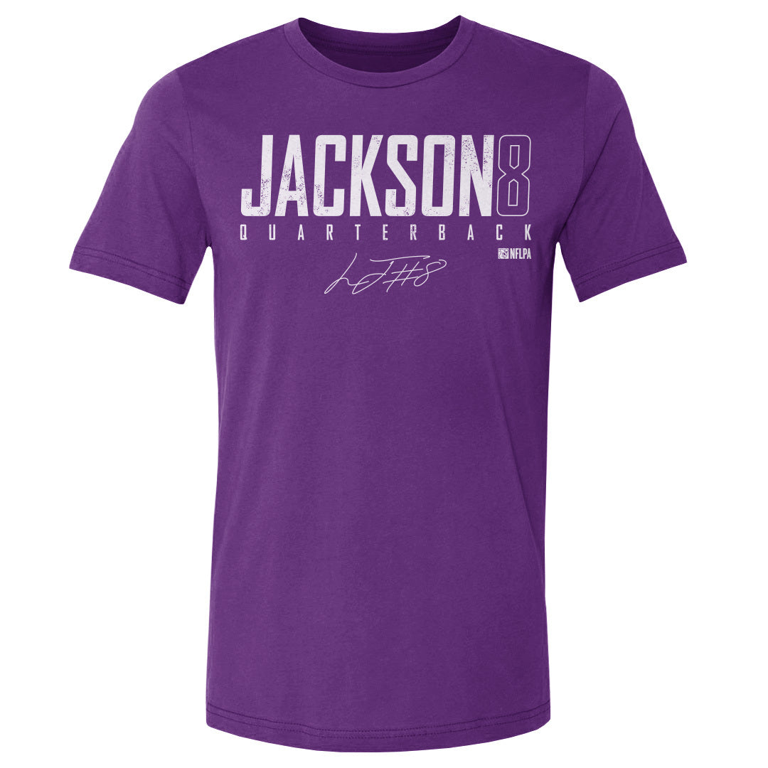 Lamar Jackson Men&#39;s Cotton T-Shirt | 500 LEVEL