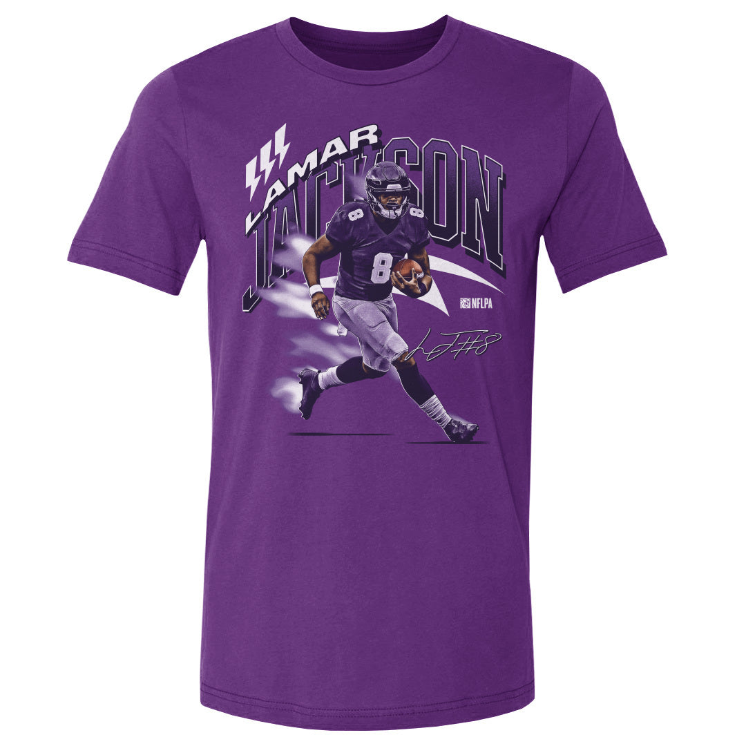 Lamar Jackson Men&#39;s Cotton T-Shirt | 500 LEVEL