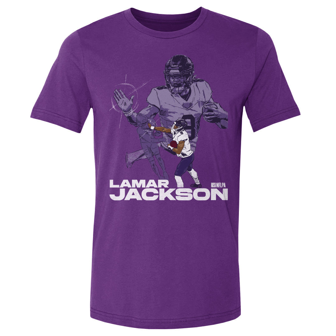 Lamar Jackson Men&#39;s Cotton T-Shirt | 500 LEVEL