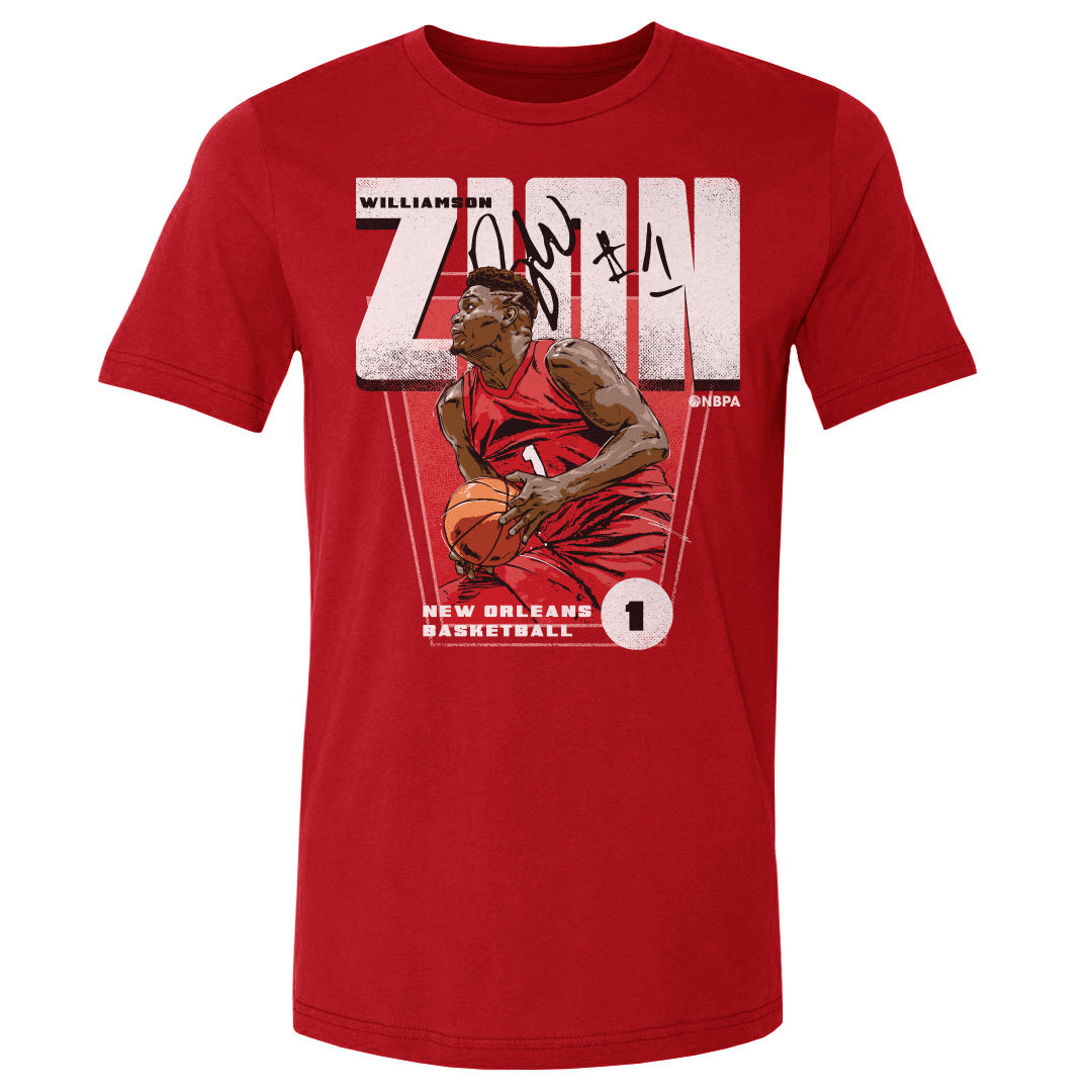 Zion Williamson Men&#39;s Cotton T-Shirt | 500 LEVEL