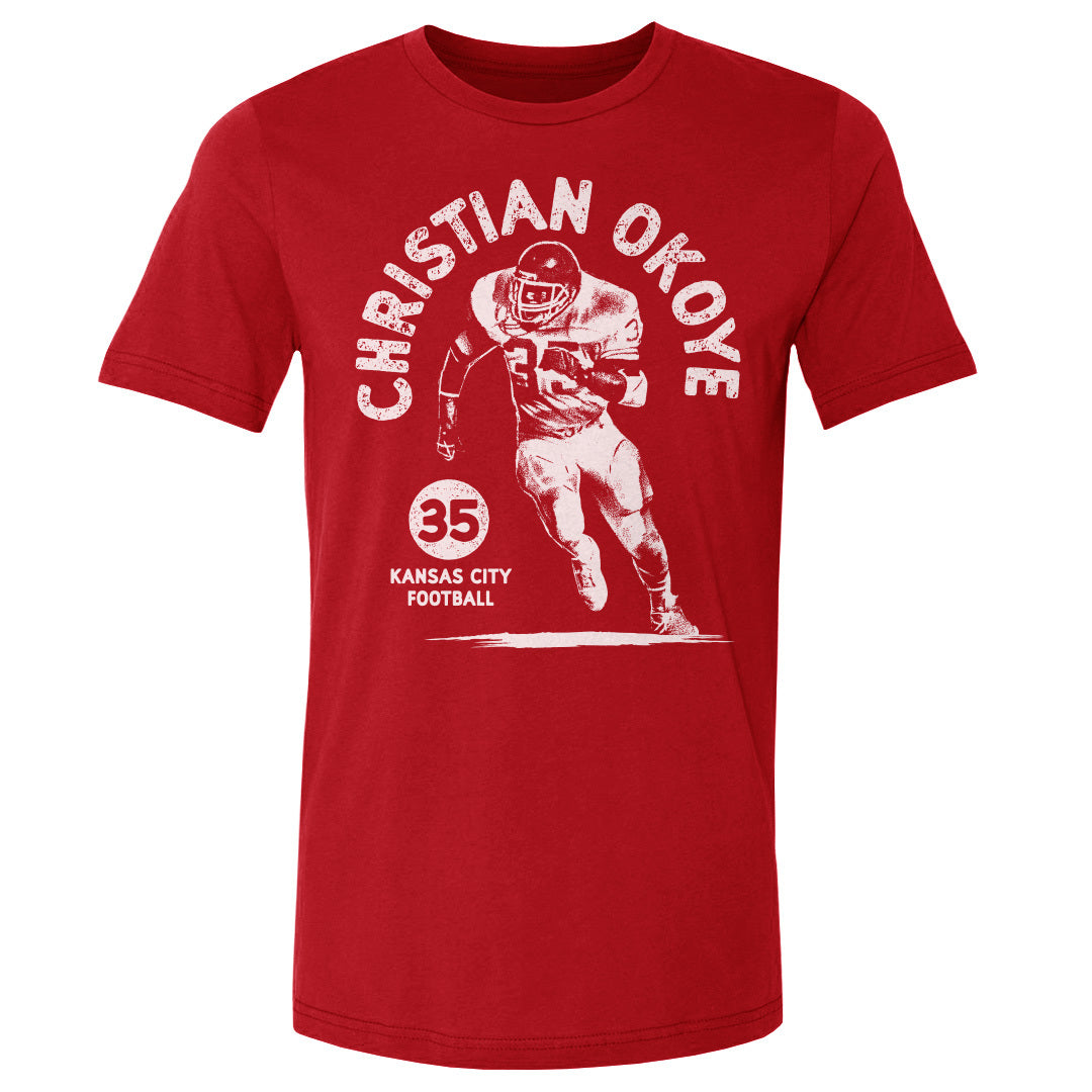 Christian Okoye Men&#39;s Cotton T-Shirt | 500 LEVEL