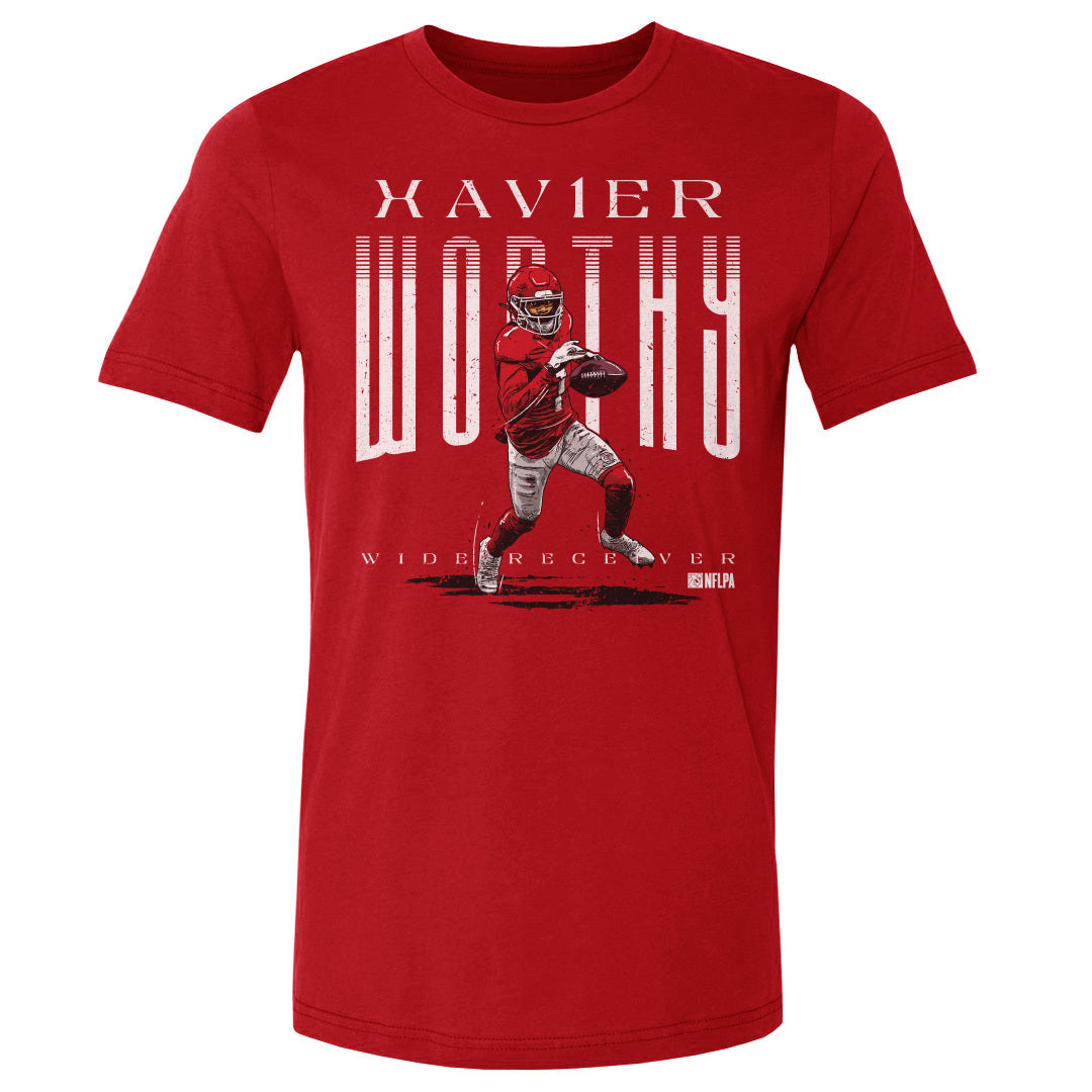 Xavier Worthy Men&#39;s Cotton T-Shirt | 500 LEVEL