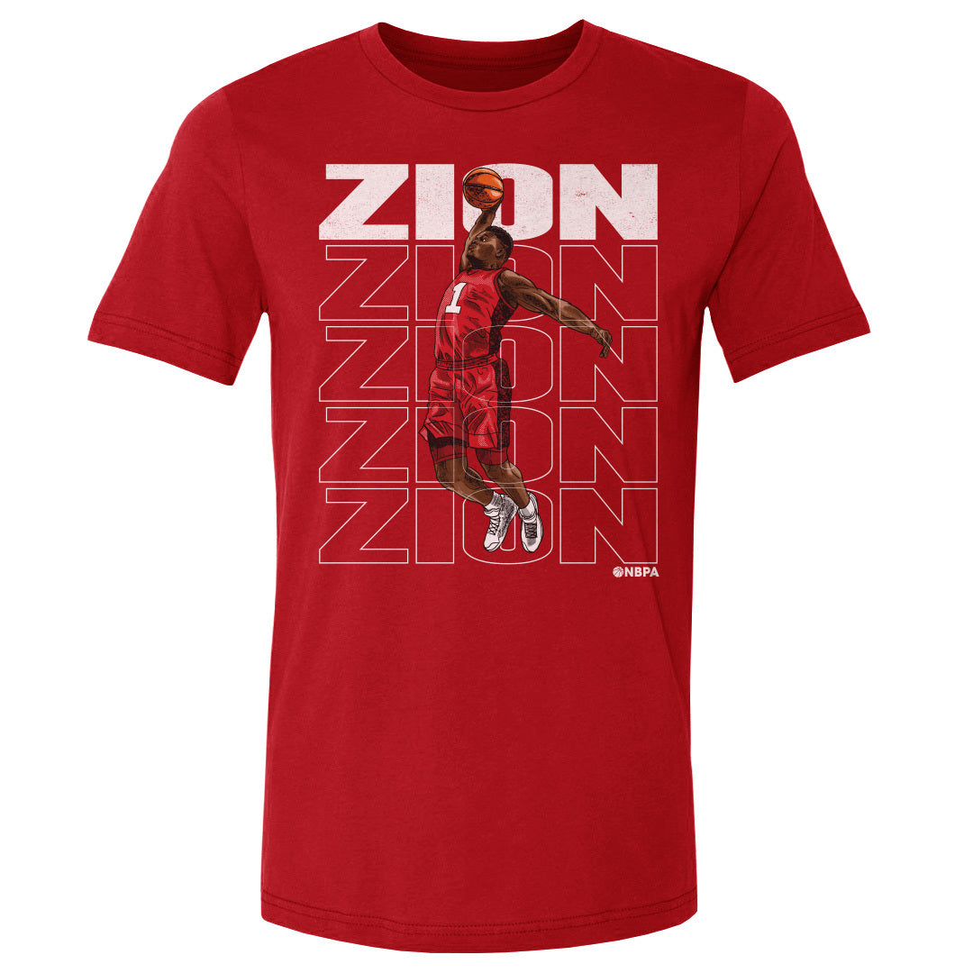 Zion Williamson Men&#39;s Cotton T-Shirt | 500 LEVEL