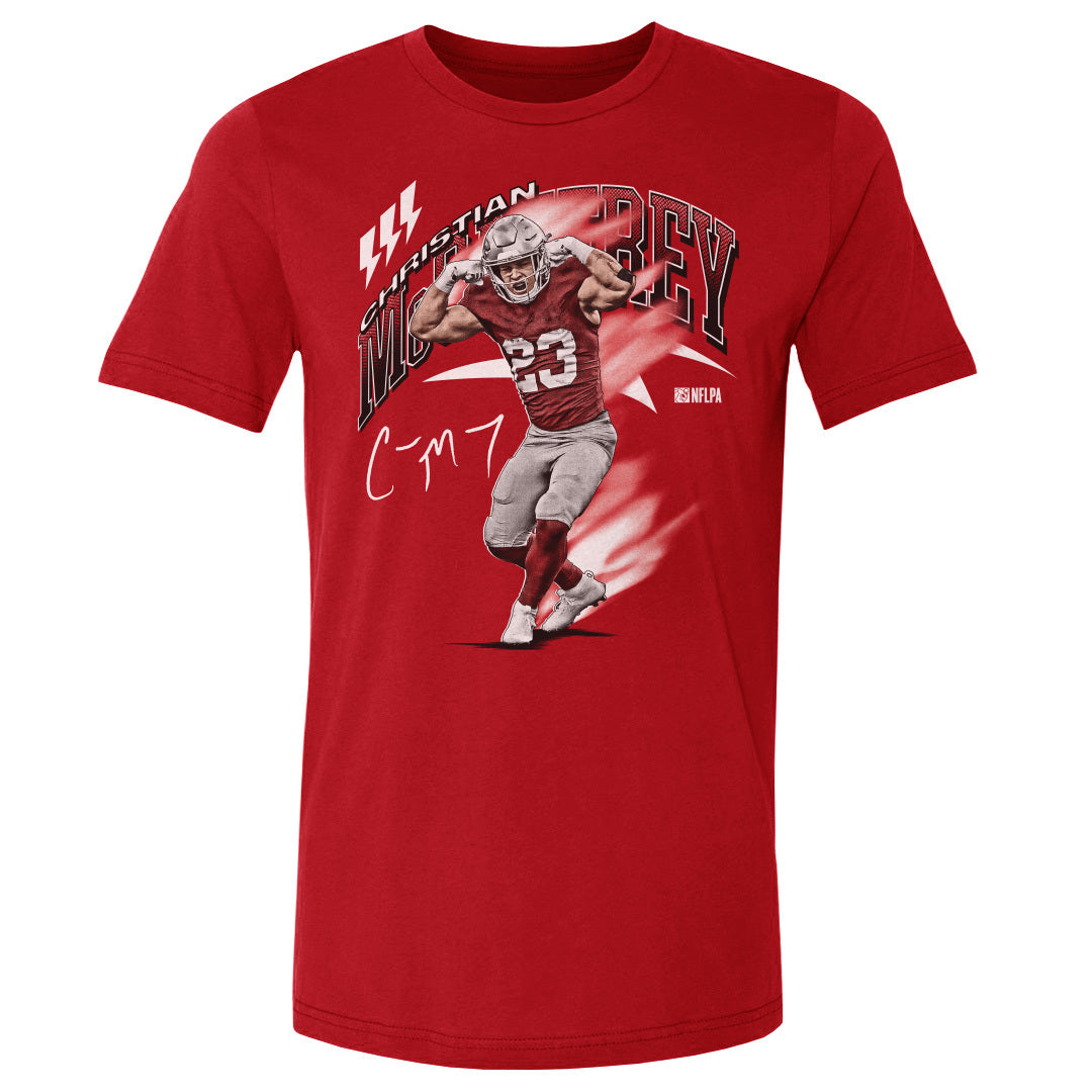 Christian McCaffrey Men&#39;s Cotton T-Shirt | 500 LEVEL