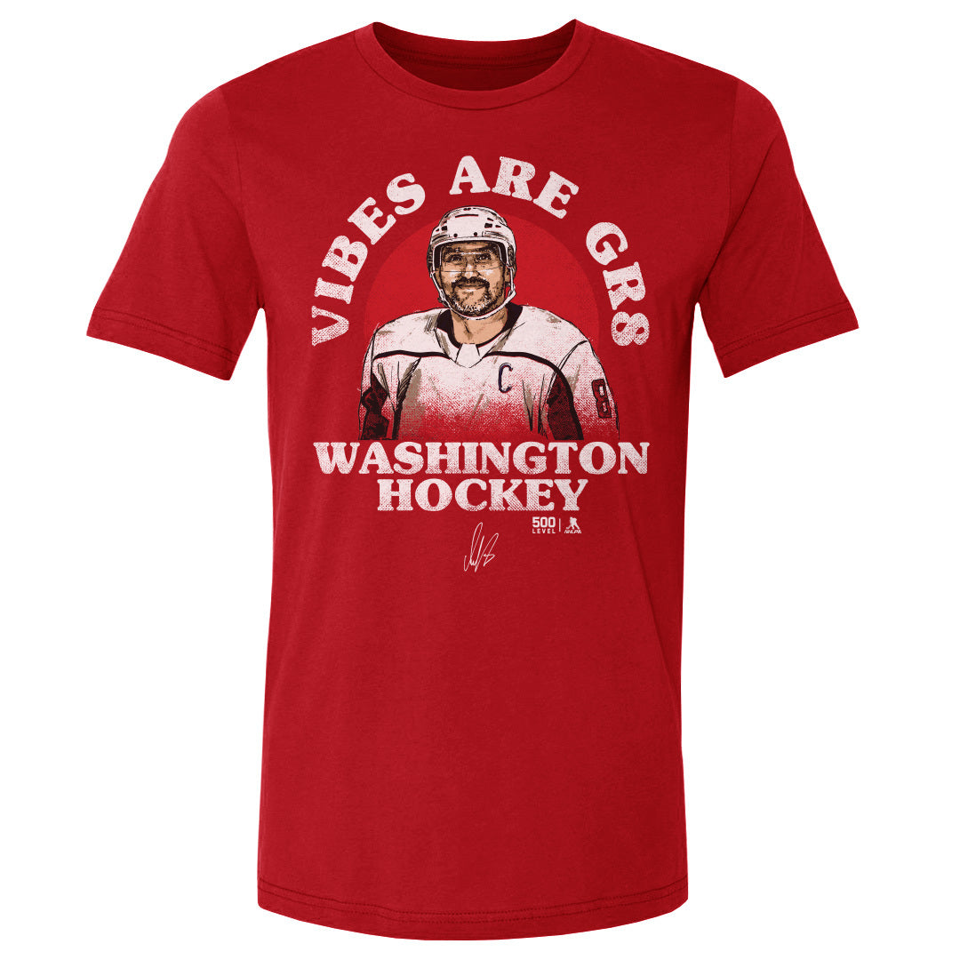 Alex Ovechkin Men&#39;s Cotton T-Shirt | 500 LEVEL