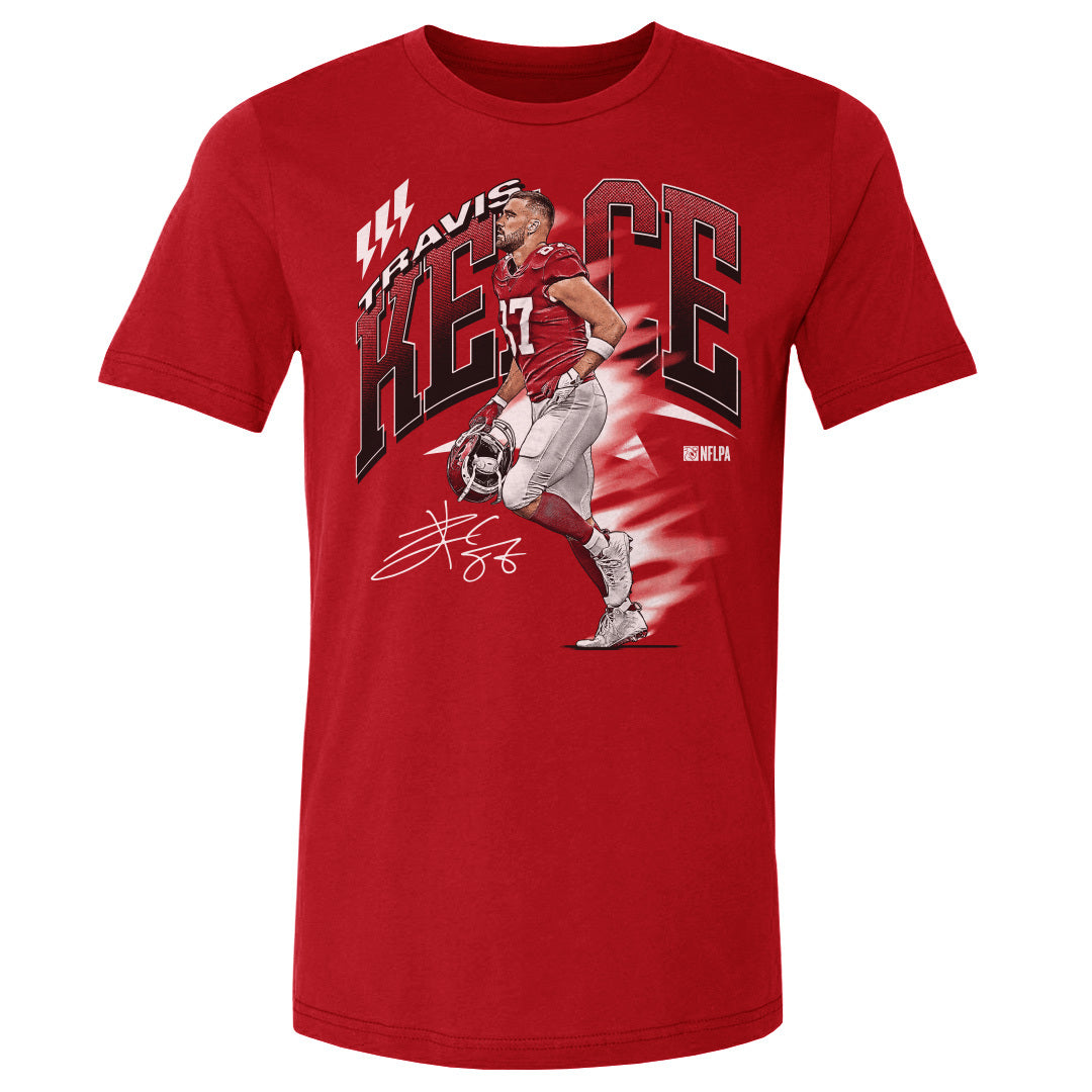 Travis Kelce Men&#39;s Cotton T-Shirt | 500 LEVEL