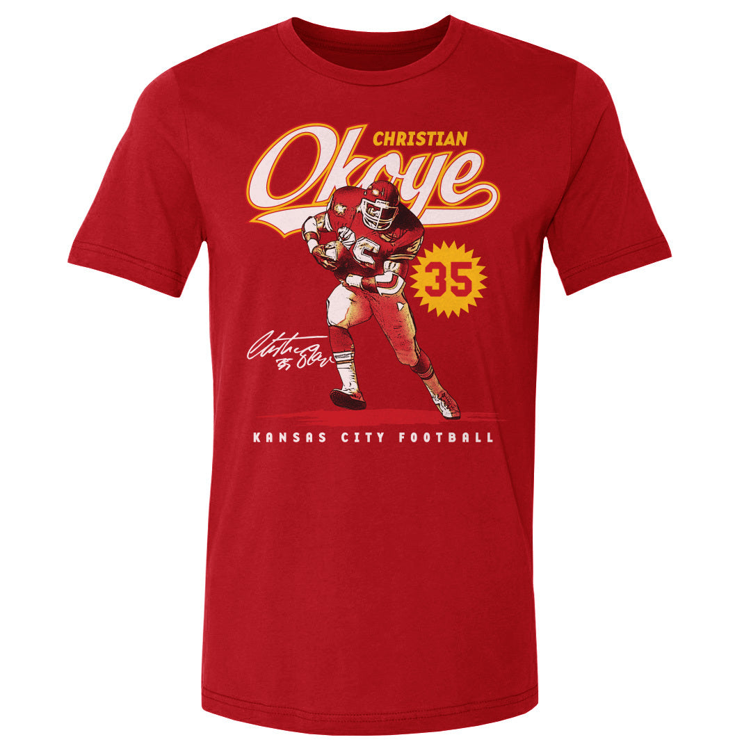 Christian Okoye Men&#39;s Cotton T-Shirt | 500 LEVEL