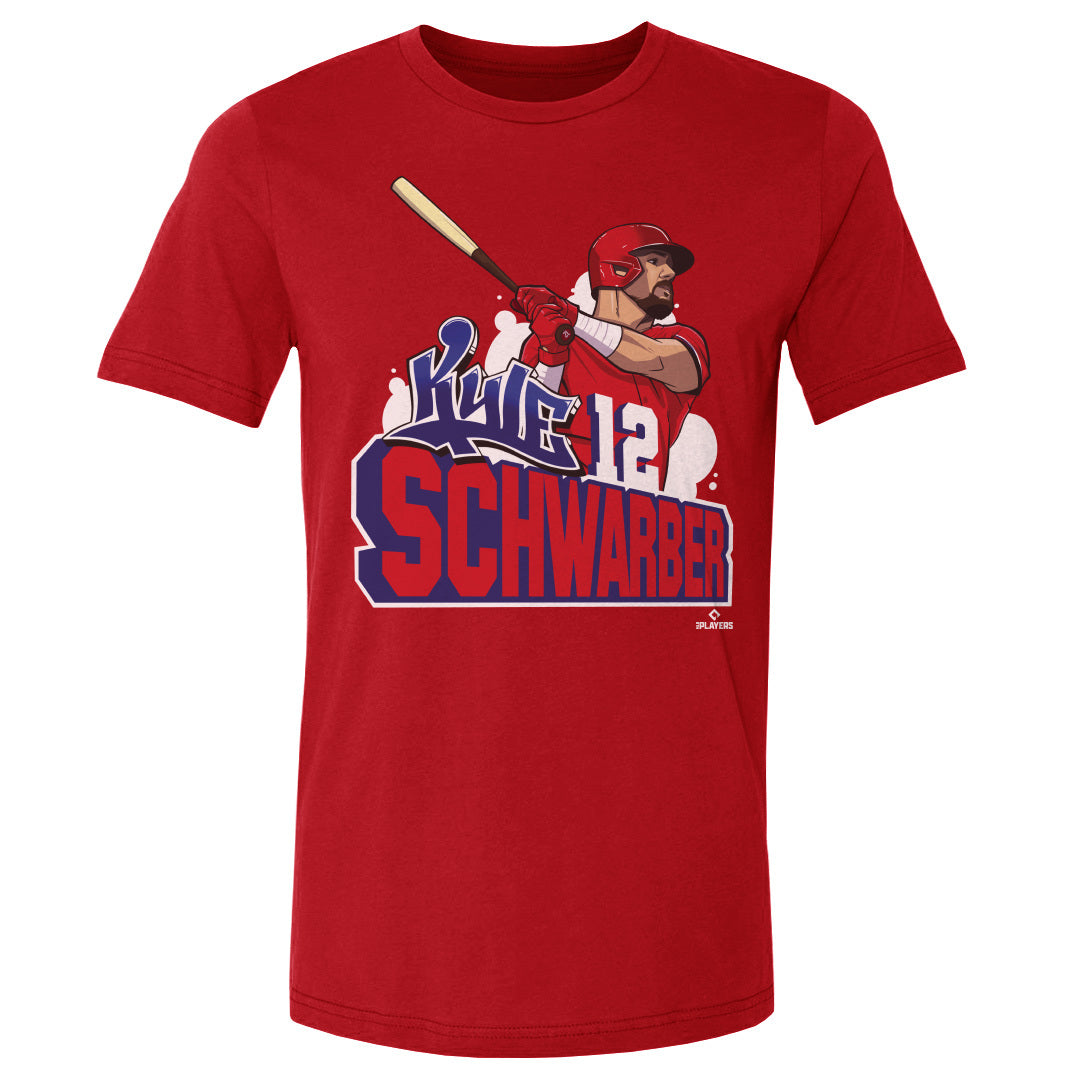 Kyle Schwarber Men&#39;s Cotton T-Shirt | 500 LEVEL