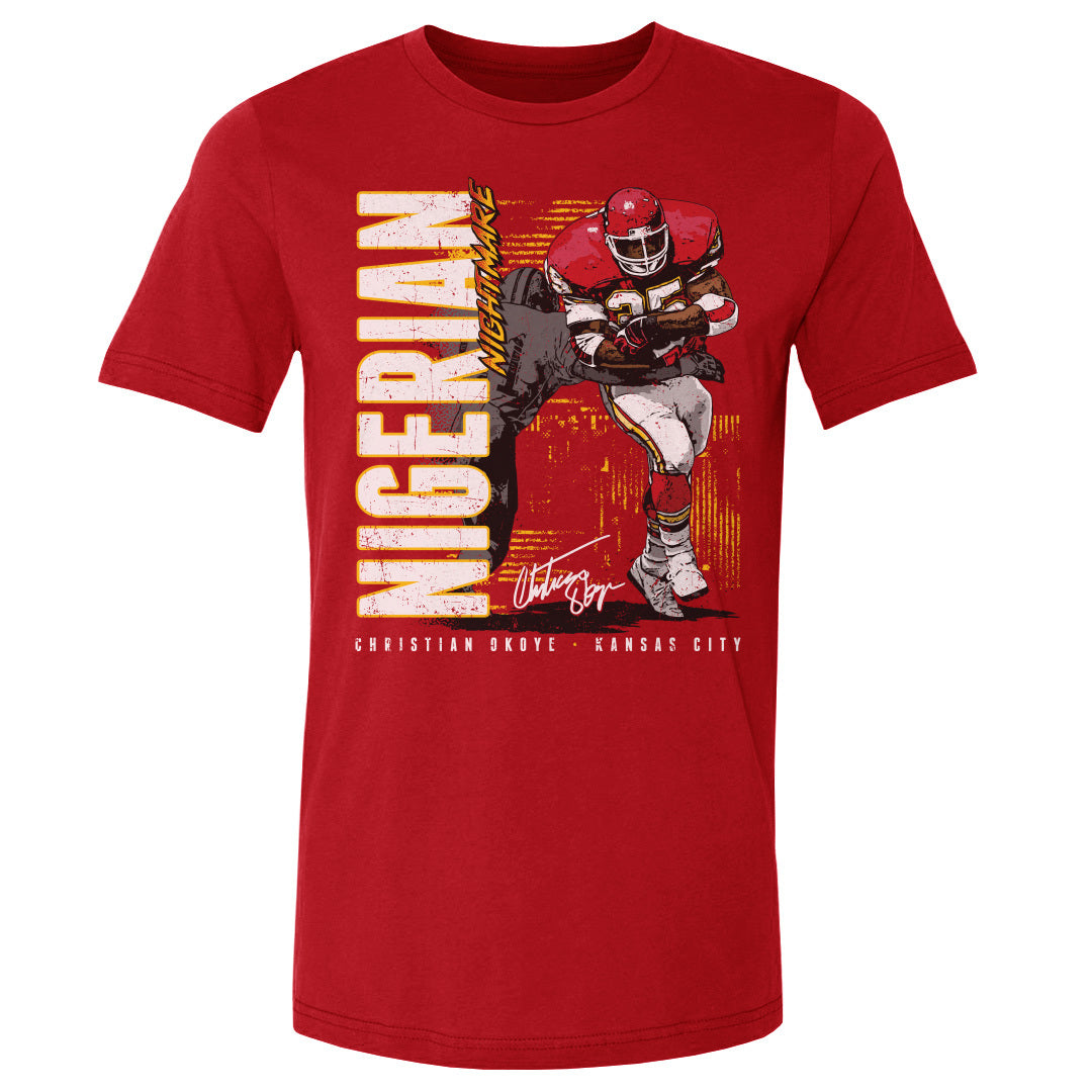 Christian Okoye Men&#39;s Cotton T-Shirt | 500 LEVEL