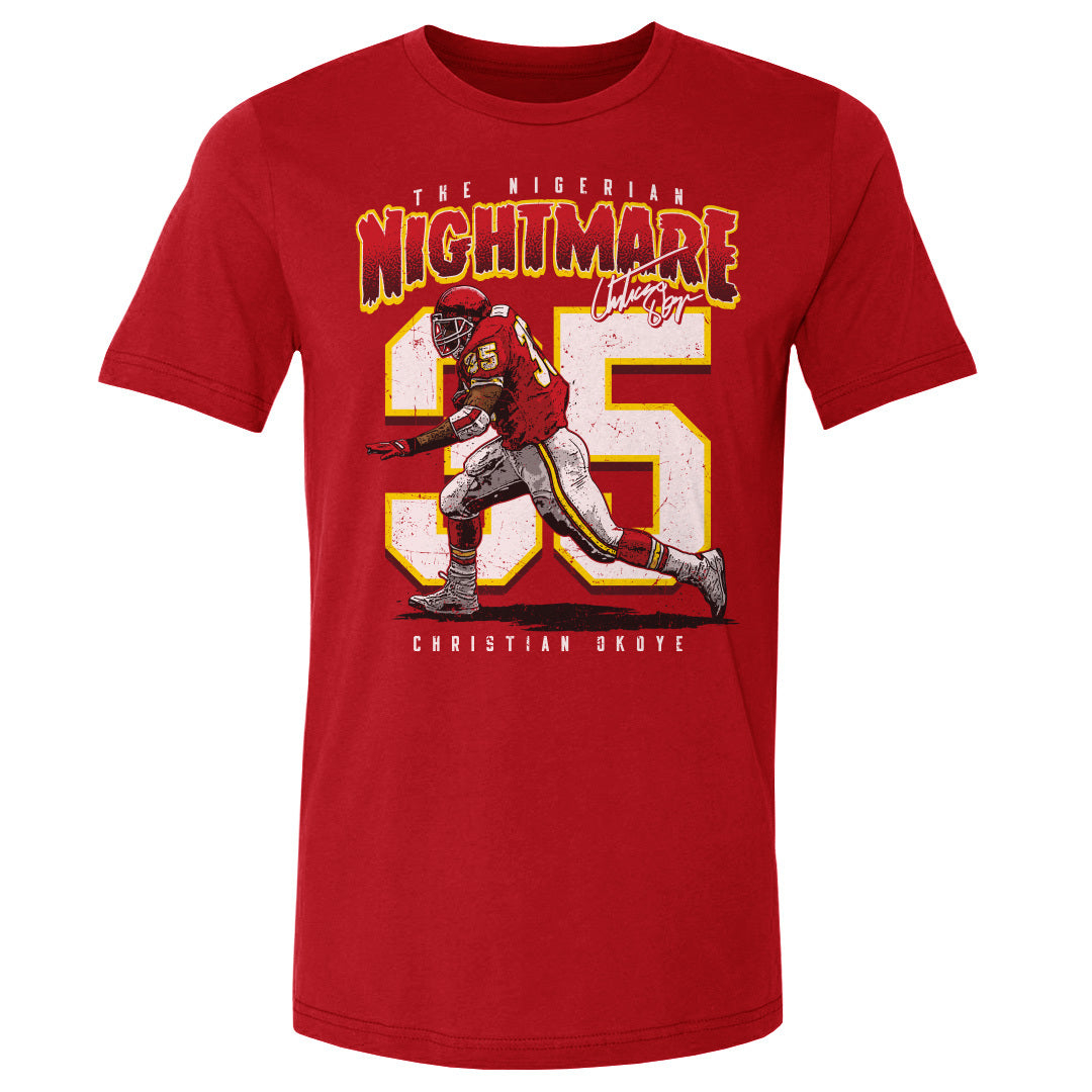 Christian Okoye Men&#39;s Cotton T-Shirt | 500 LEVEL