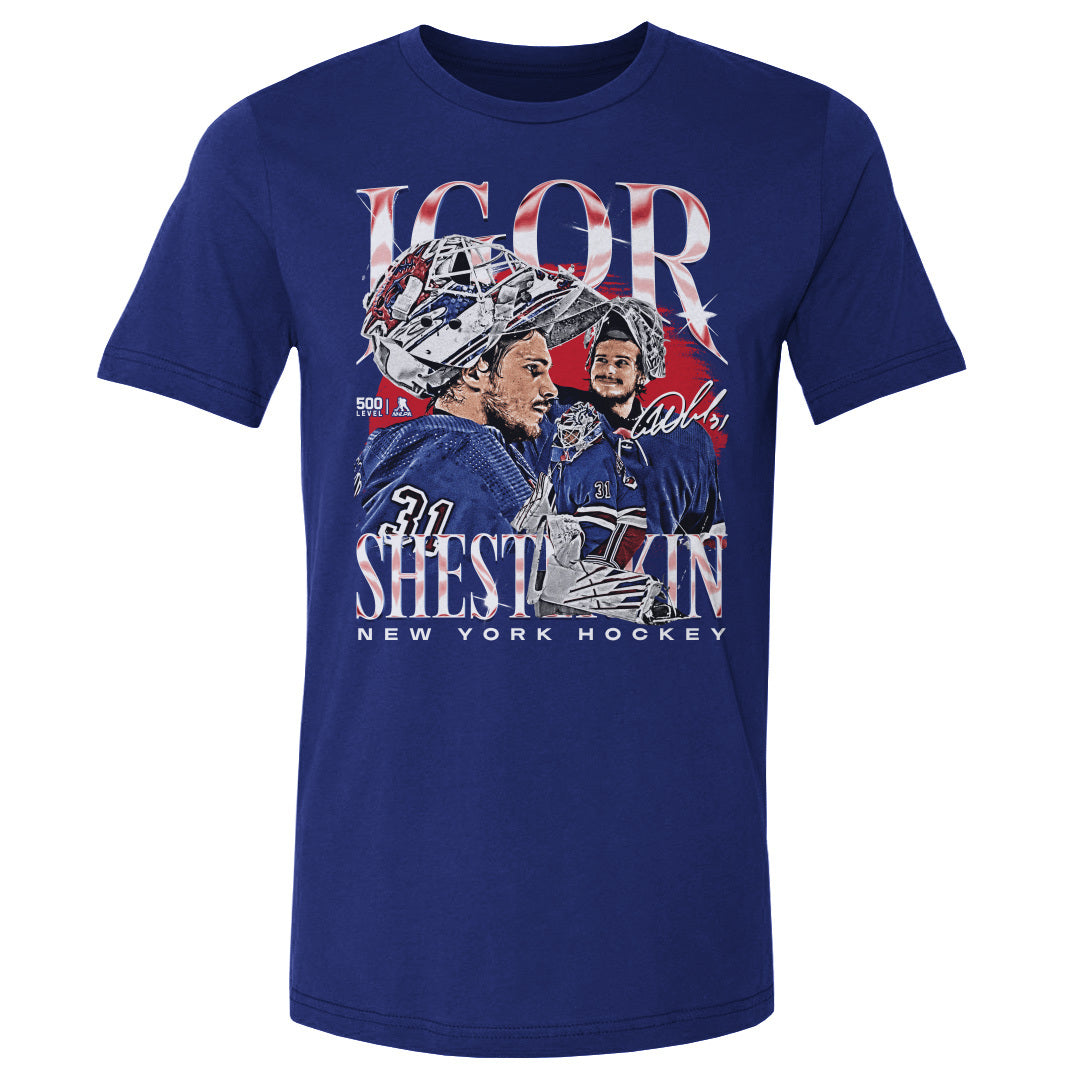 Igor Shesterkin Men&#39;s Cotton T-Shirt | 500 LEVEL