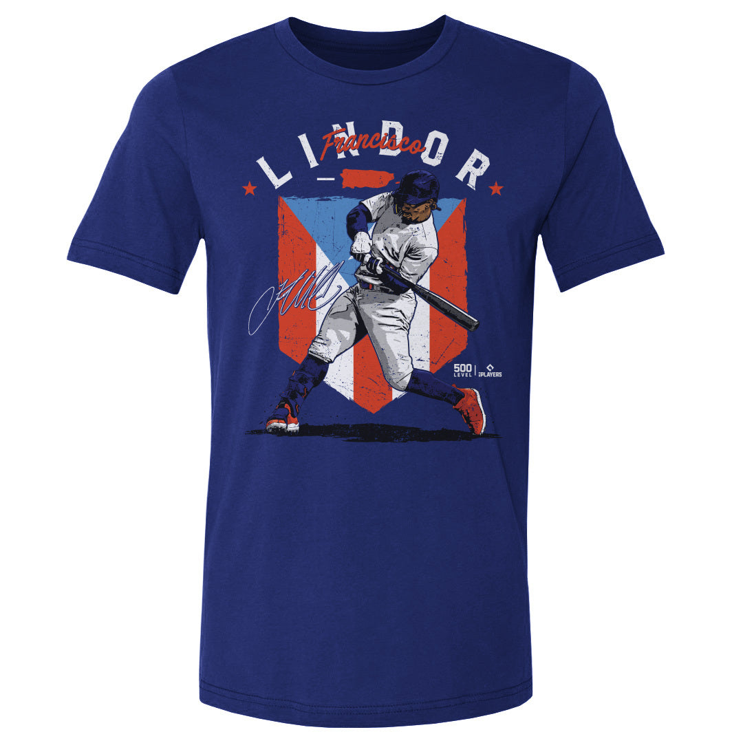 Francisco Lindor Men&#39;s Cotton T-Shirt | 500 LEVEL