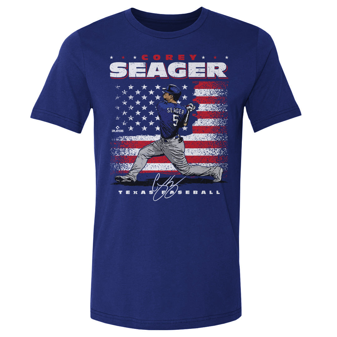 Corey Seager Men&#39;s Cotton T-Shirt | 500 LEVEL