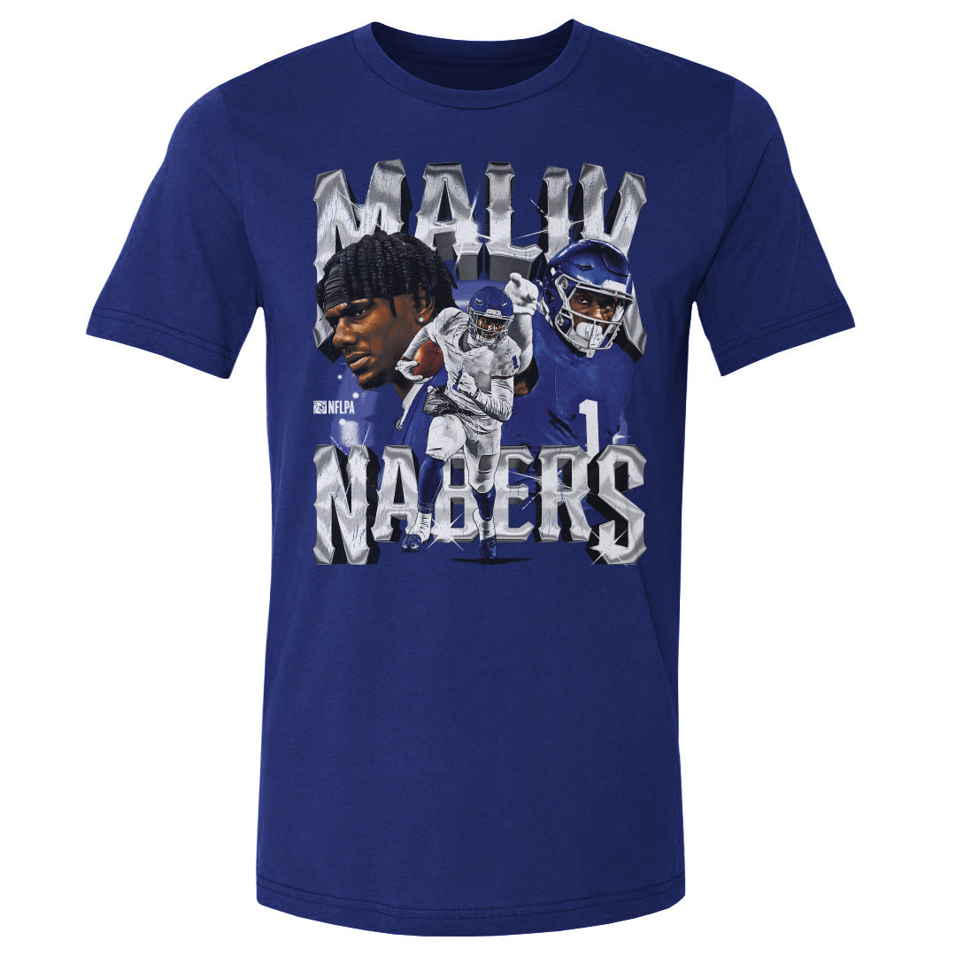 Malik Nabers Men&#39;s Cotton T-Shirt | 500 LEVEL