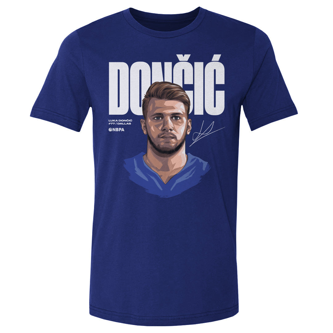 Luka Doncic Men&#39;s Cotton T-Shirt | 500 LEVEL