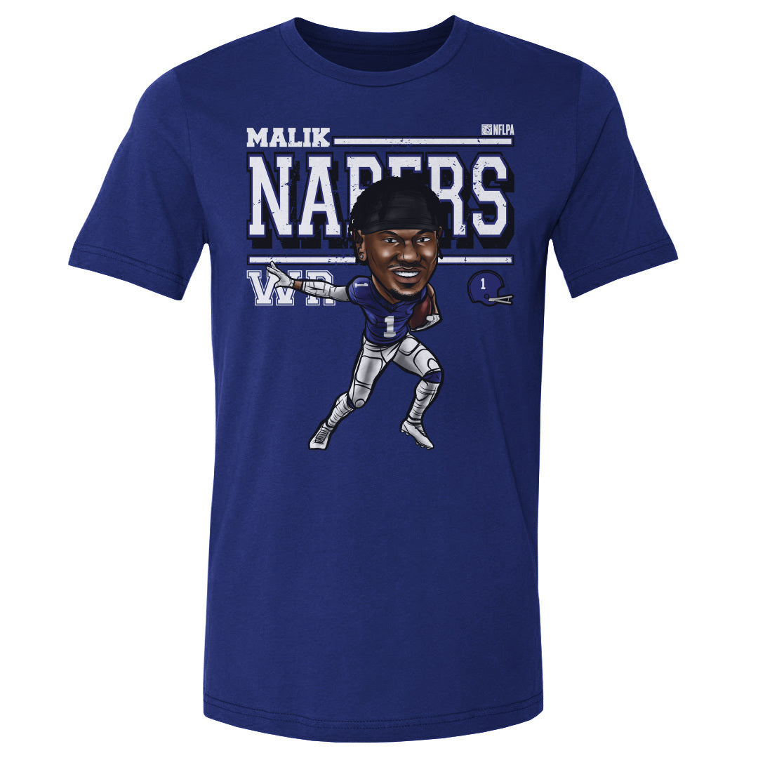 Malik Nabers Men&#39;s Cotton T-Shirt | 500 LEVEL