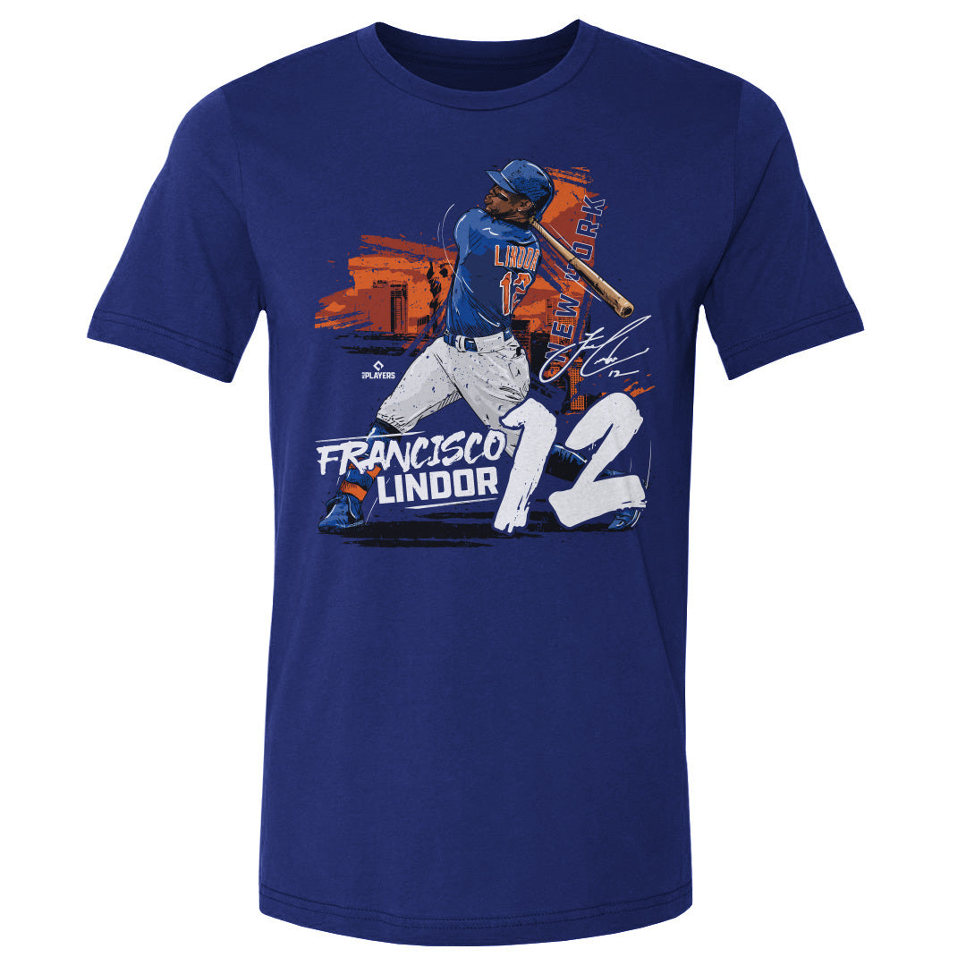 Francisco Lindor Men&#39;s Cotton T-Shirt | 500 LEVEL