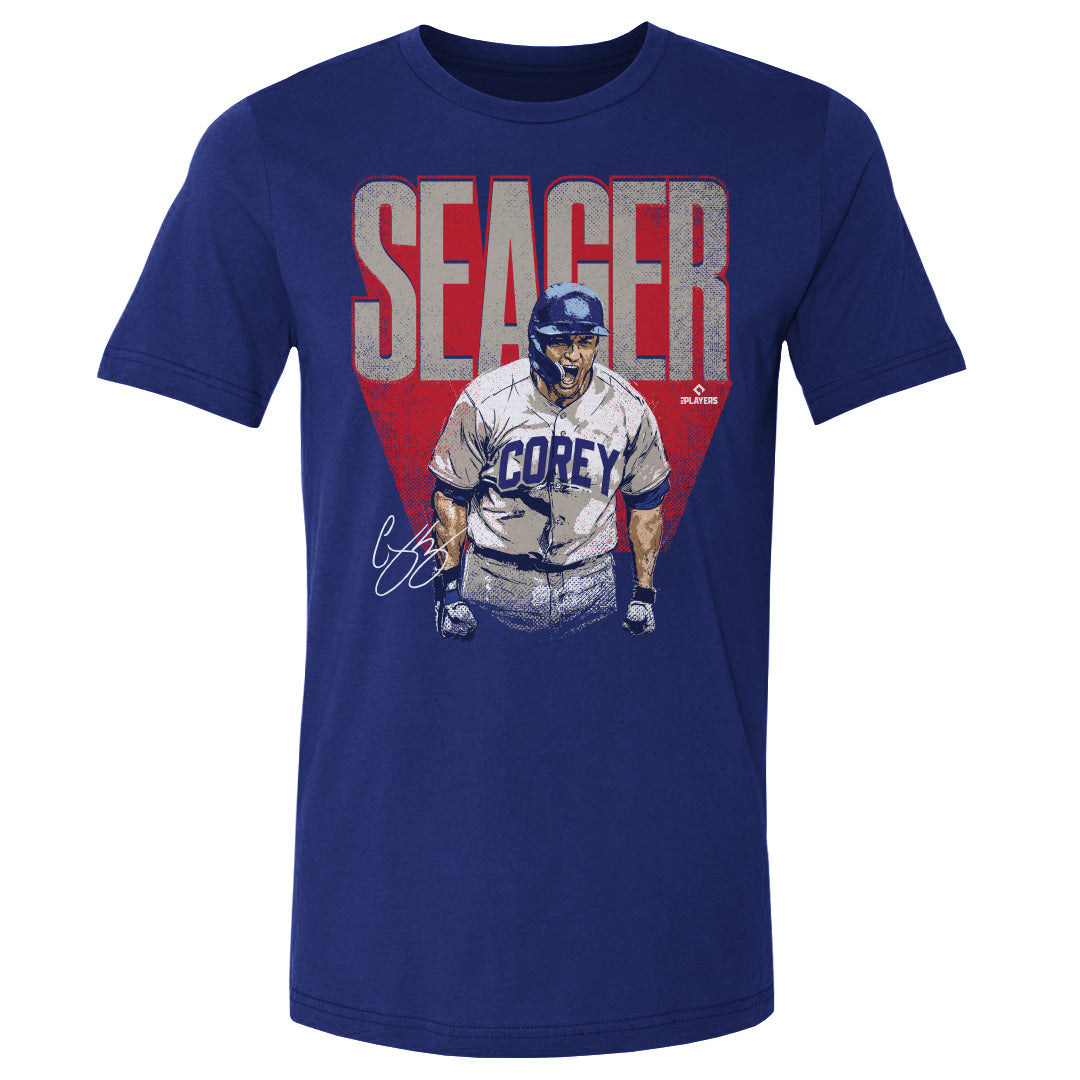 Corey Seager Men&#39;s Cotton T-Shirt | 500 LEVEL