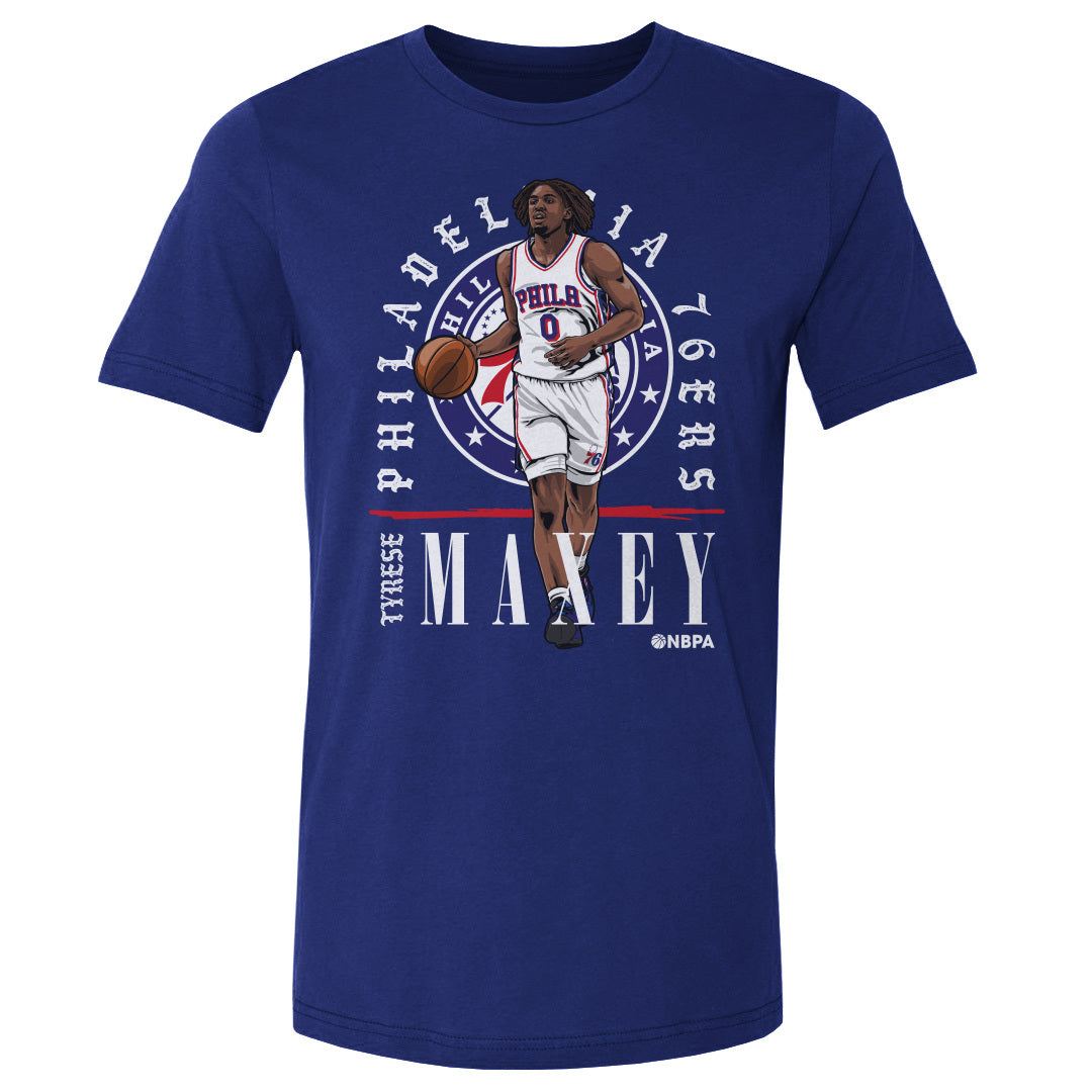 Tyrese Maxey Men&#39;s Cotton T-Shirt | 500 LEVEL