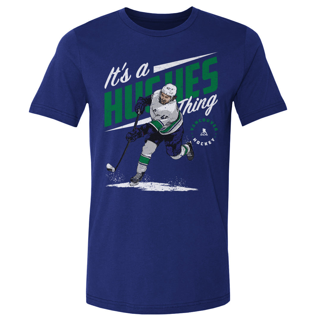 Quinn Hughes Men&#39;s Cotton T-Shirt | 500 LEVEL